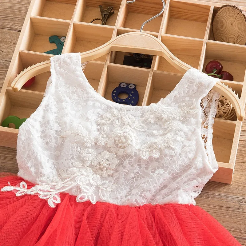 Stylish Lovely Girls' Lace Princess Dresses For Party Ceremony