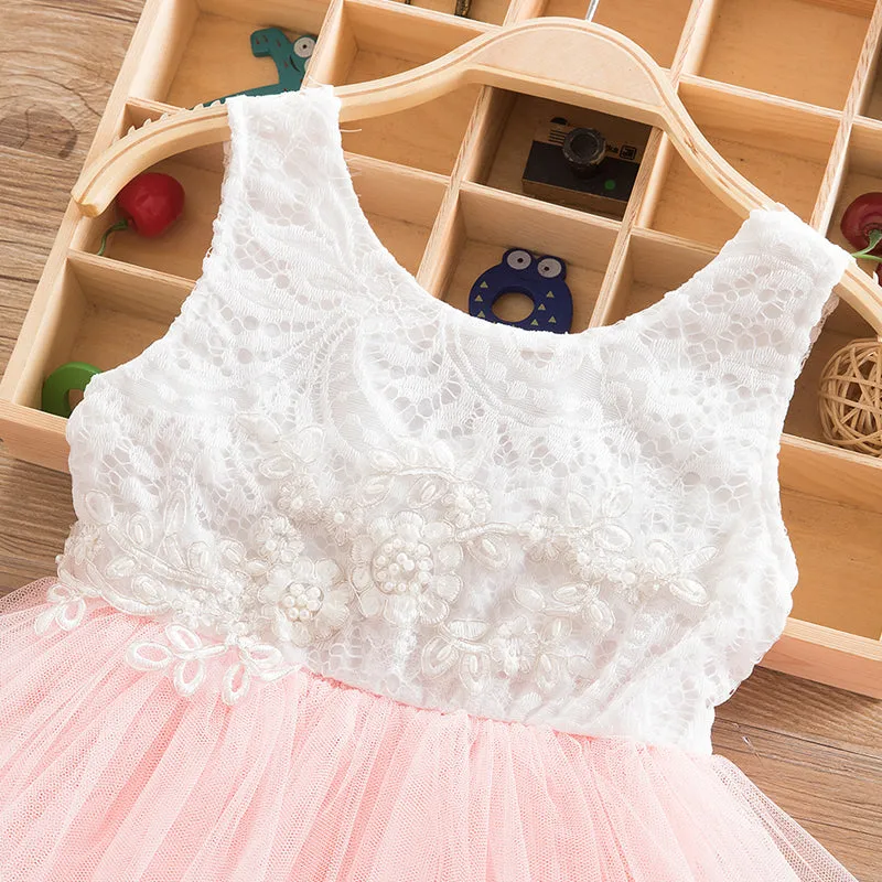 Stylish Lovely Girls' Lace Princess Dresses For Party Ceremony