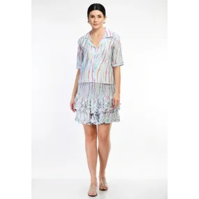 Stylish Women Viscose Rayon Above Knee Length Western Dress