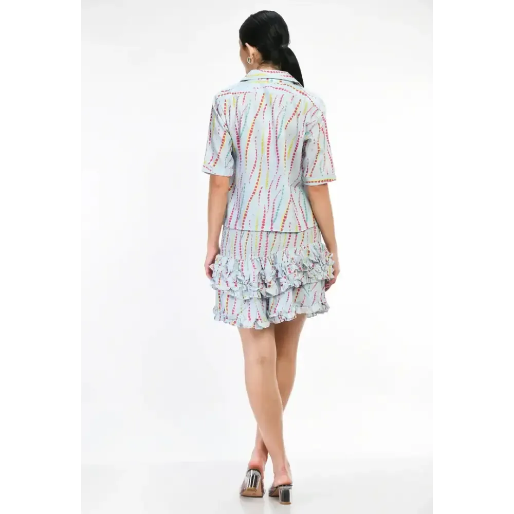 Stylish Women Viscose Rayon Above Knee Length Western Dress
