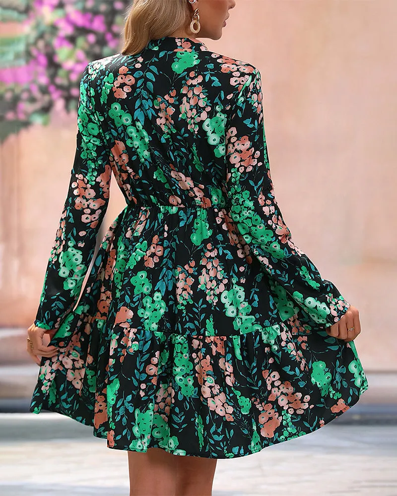 TastyHottie - Floral print stylish elegant dress
