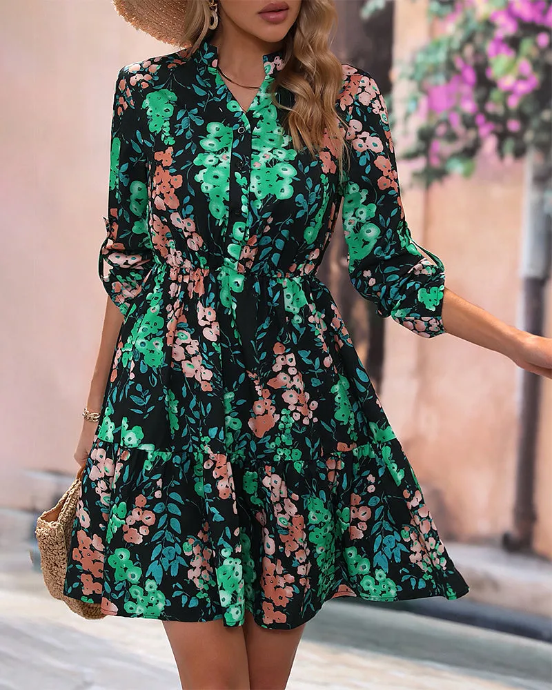 TastyHottie - Floral print stylish elegant dress