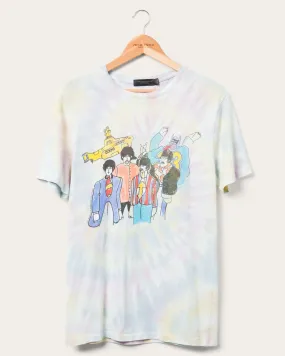 The Beatles Yellow Sub Tie Dye Vintage Tee