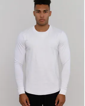 The ESNTLS White Crew Sweater