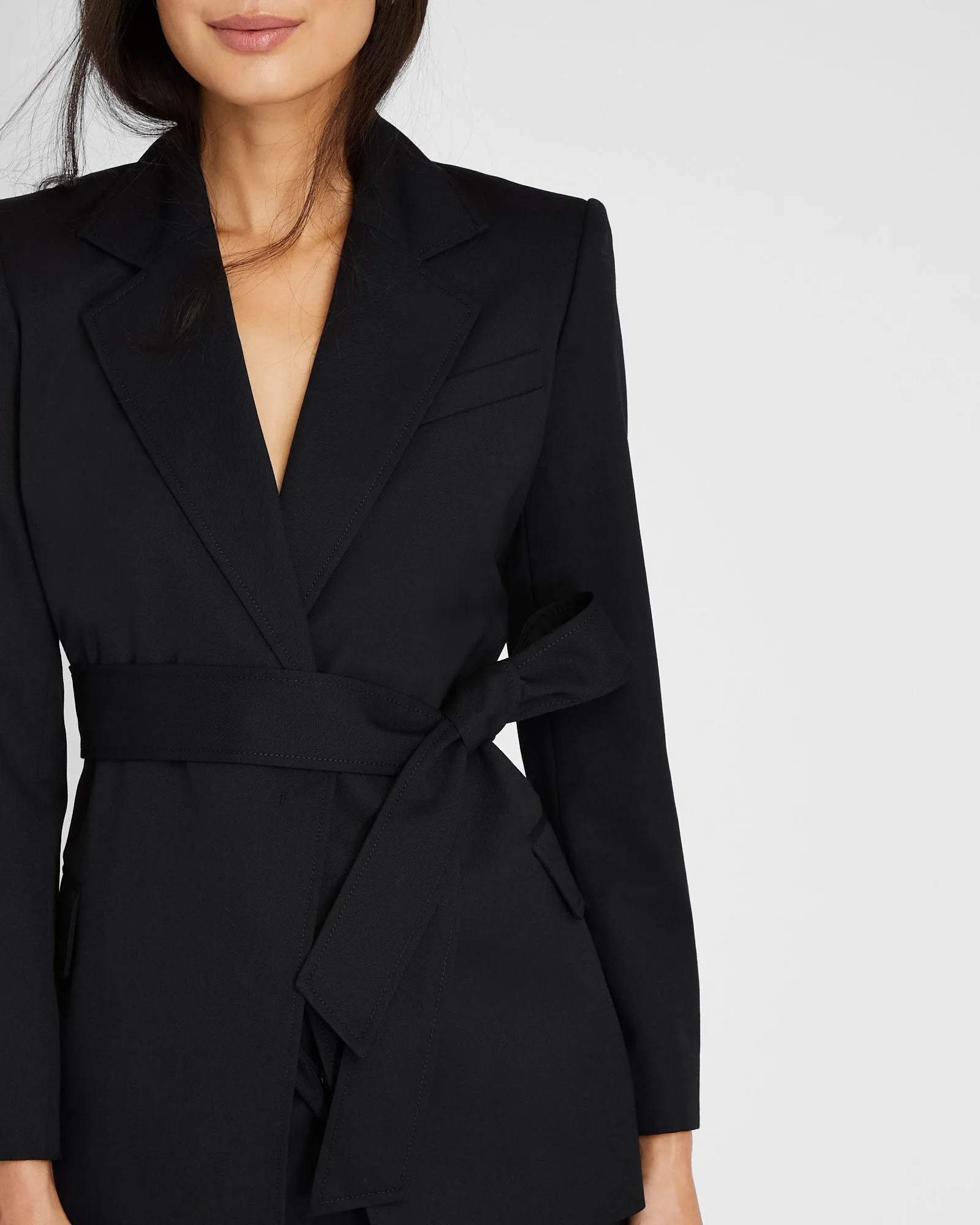 Tie Waist Blazer