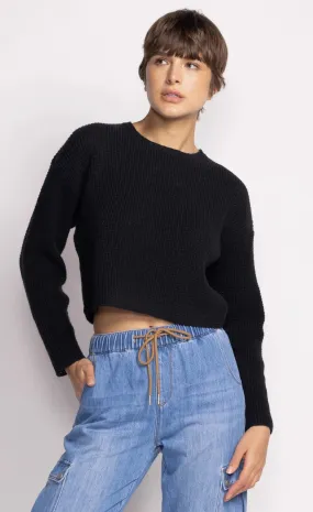 Tobi Knit Sweater- Black