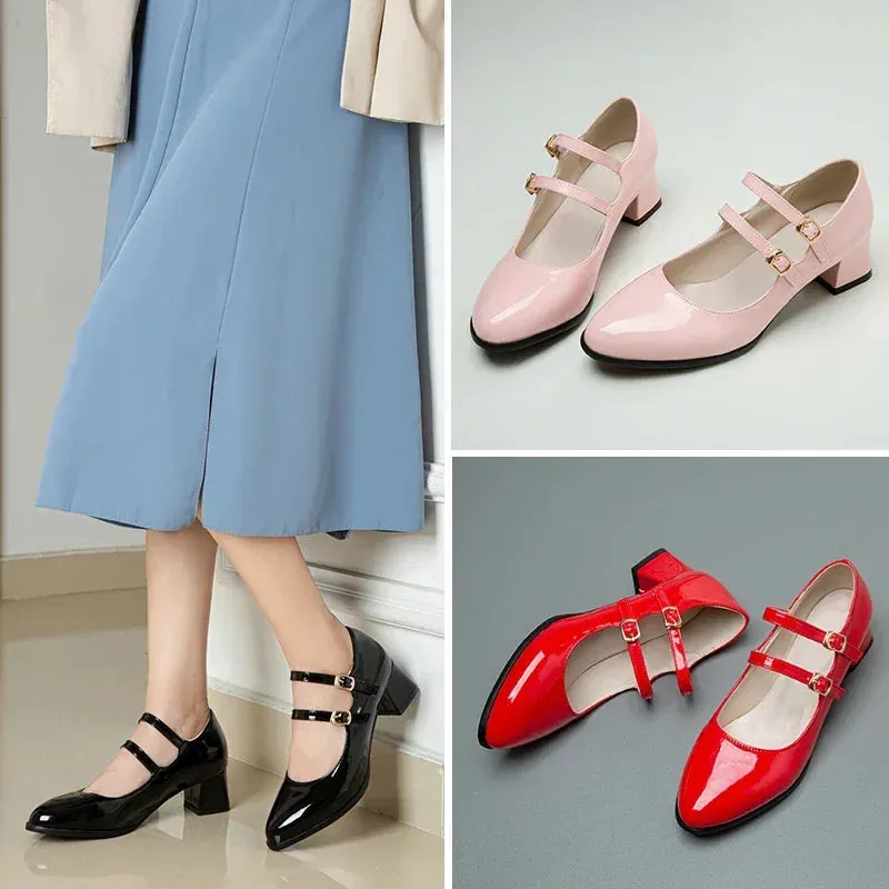 Vera | Sweet Patent Leather Mary Janes
