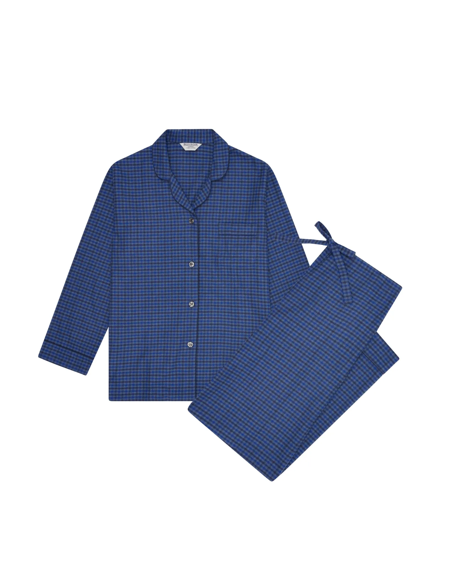 Women's Brushed Cotton Pyjamas - Winsford Check