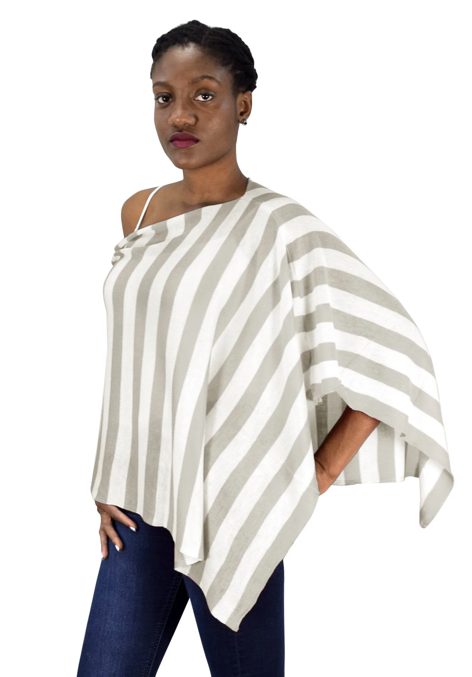 Womens Light Weight Summer Poncho Cardigan Beach Cover up