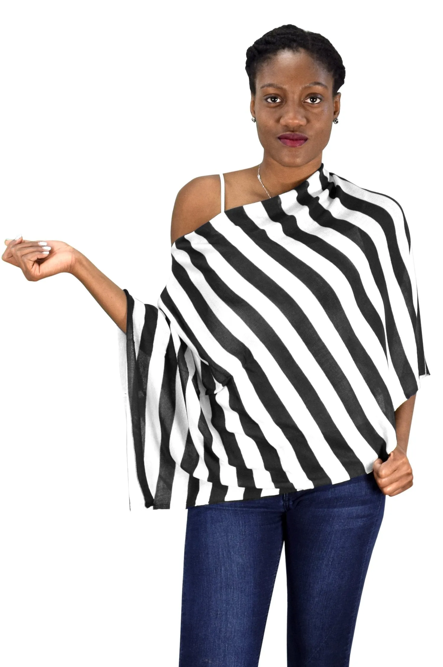 Womens Light Weight Summer Poncho Cardigan Beach Cover up