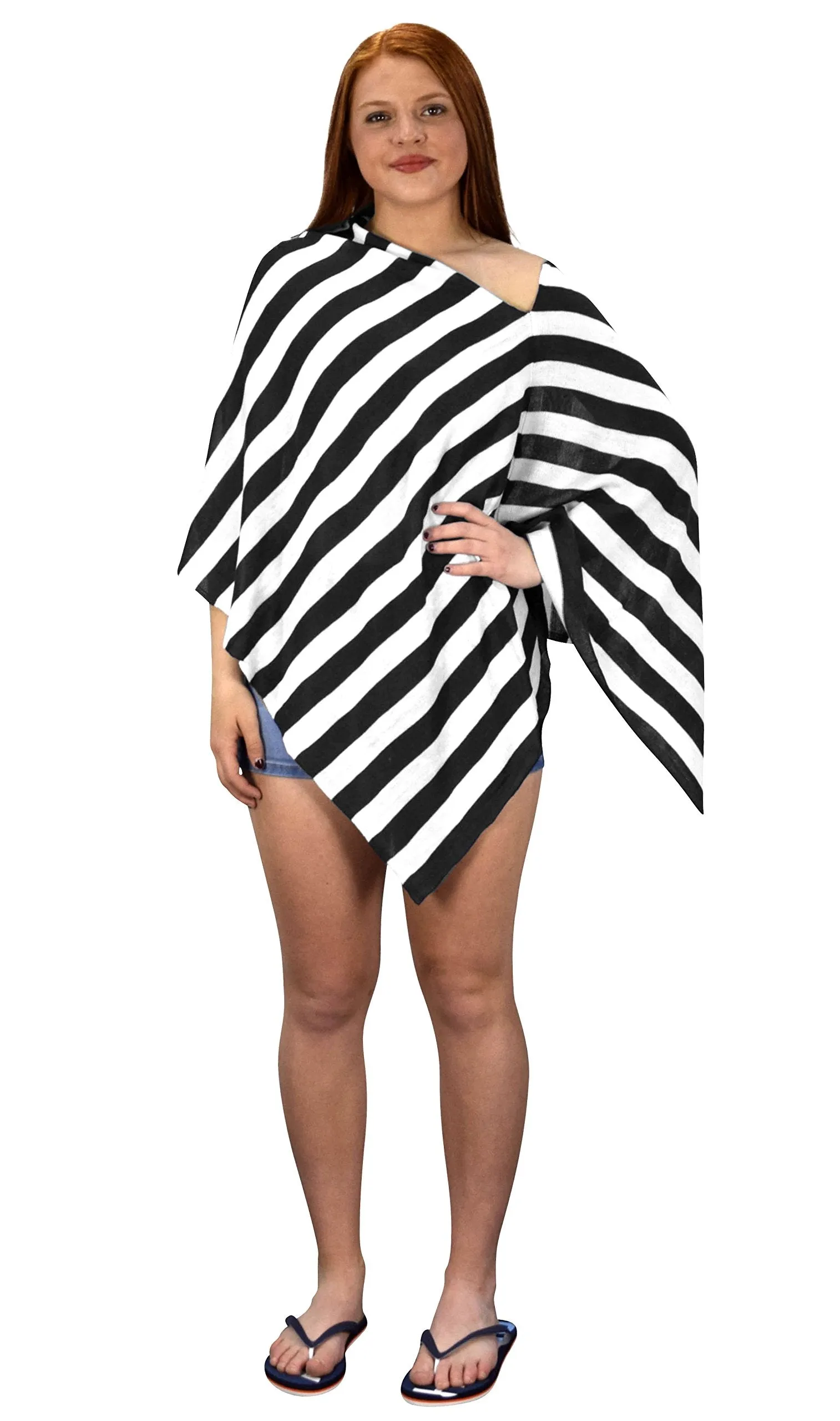 Womens Light Weight Summer Poncho Cardigan Beach Cover up