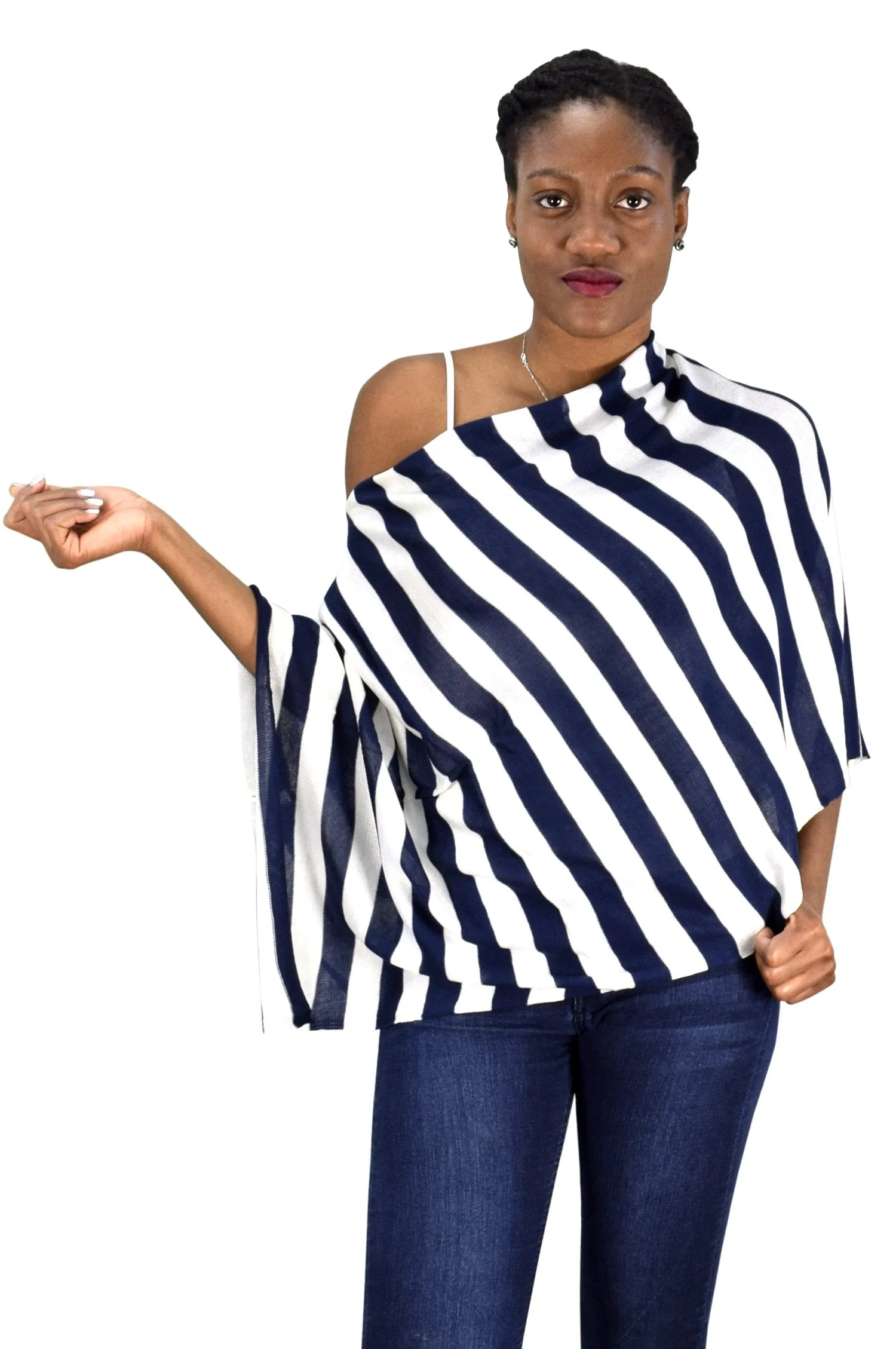Womens Light Weight Summer Poncho Cardigan Beach Cover up