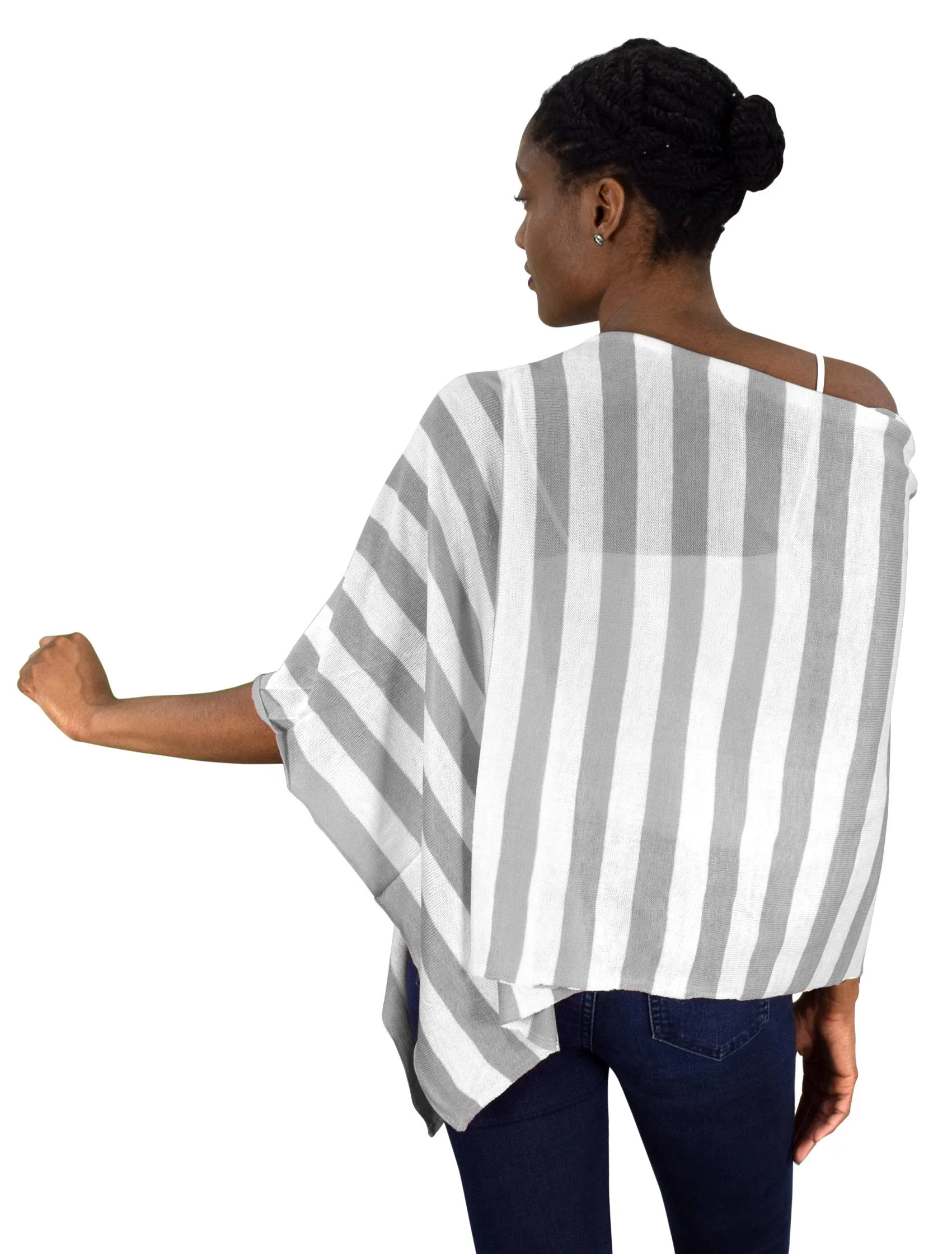 Womens Light Weight Summer Poncho Cardigan Beach Cover up