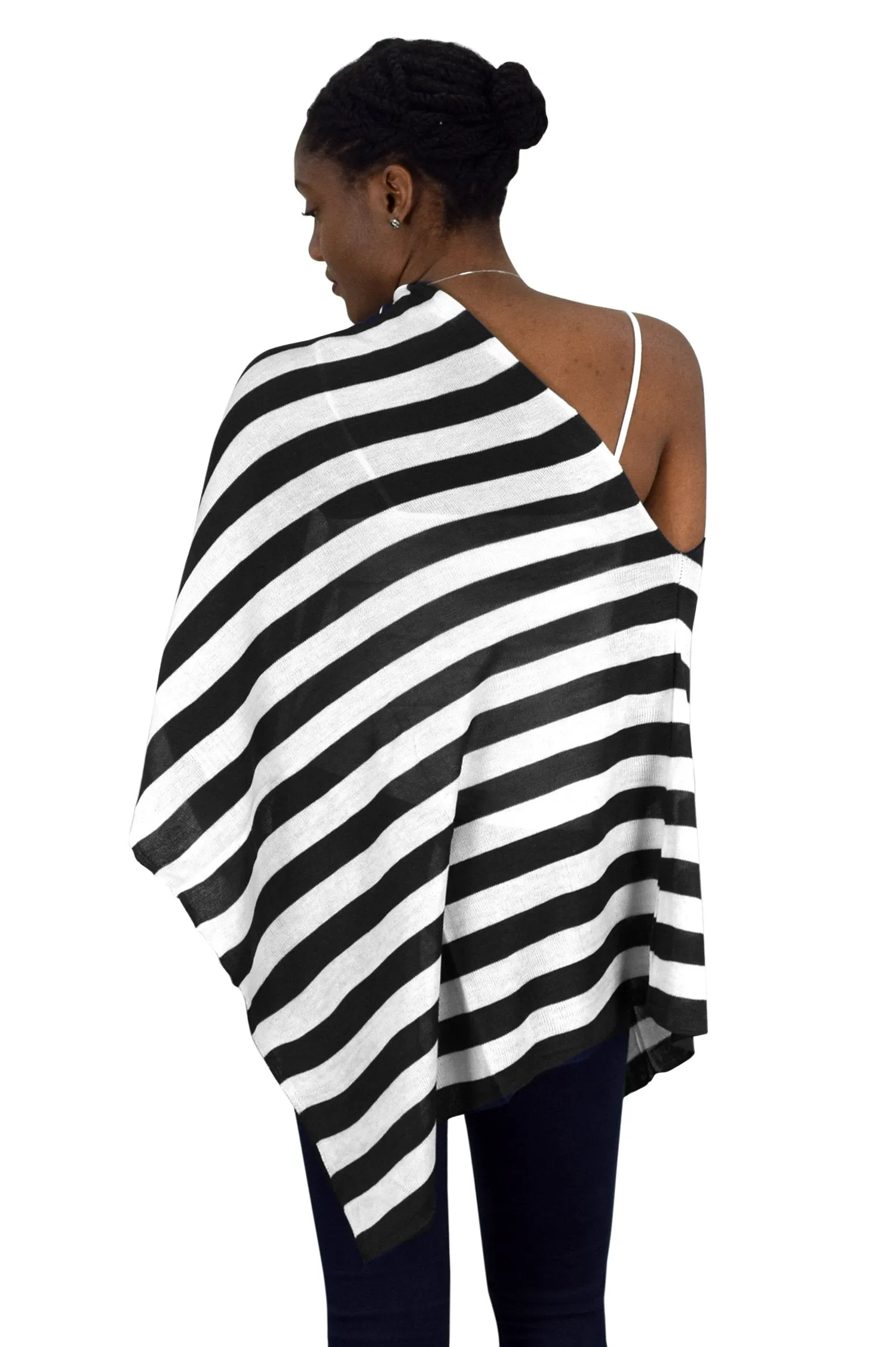 Womens Light Weight Summer Poncho Cardigan Beach Cover up
