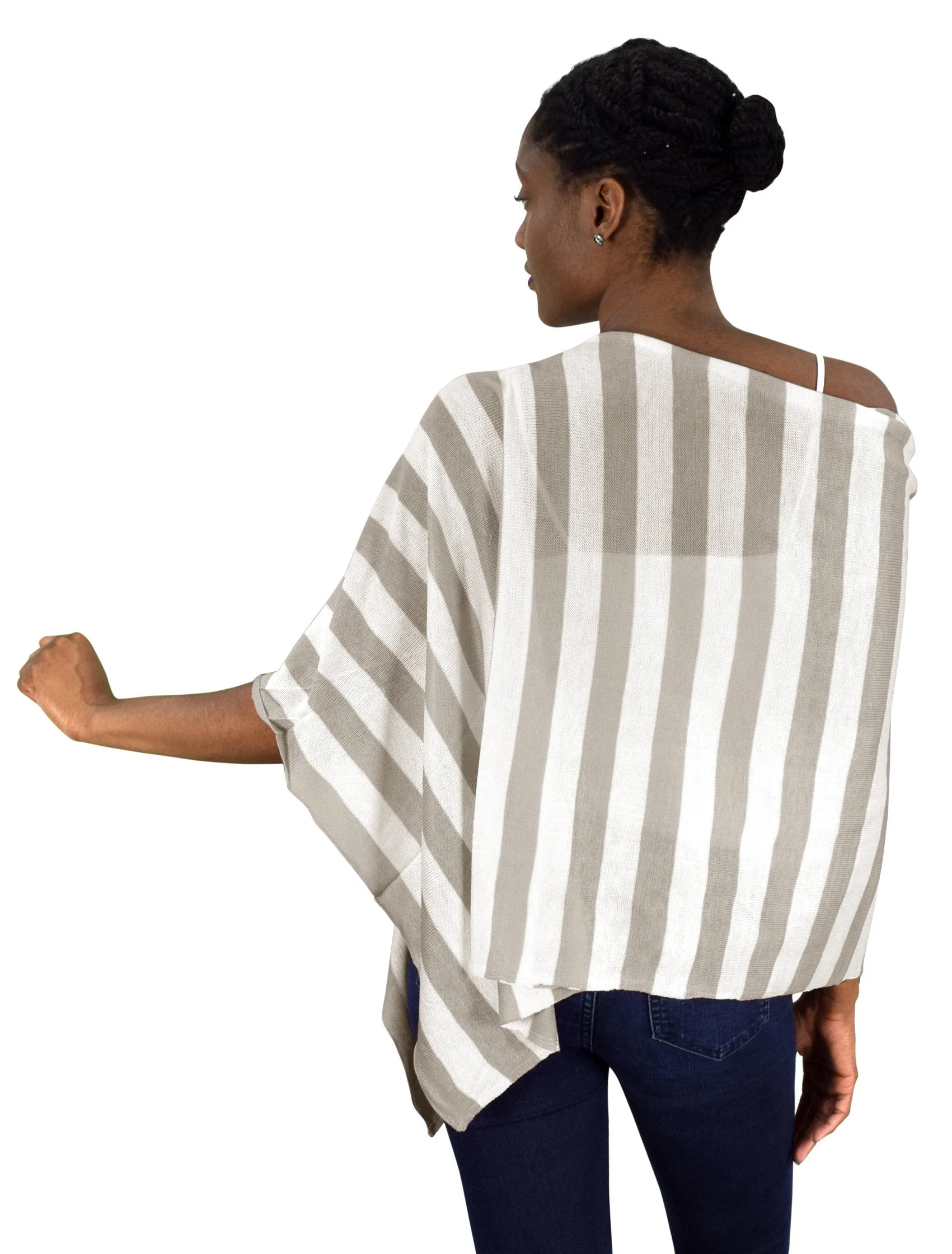 Womens Light Weight Summer Poncho Cardigan Beach Cover up