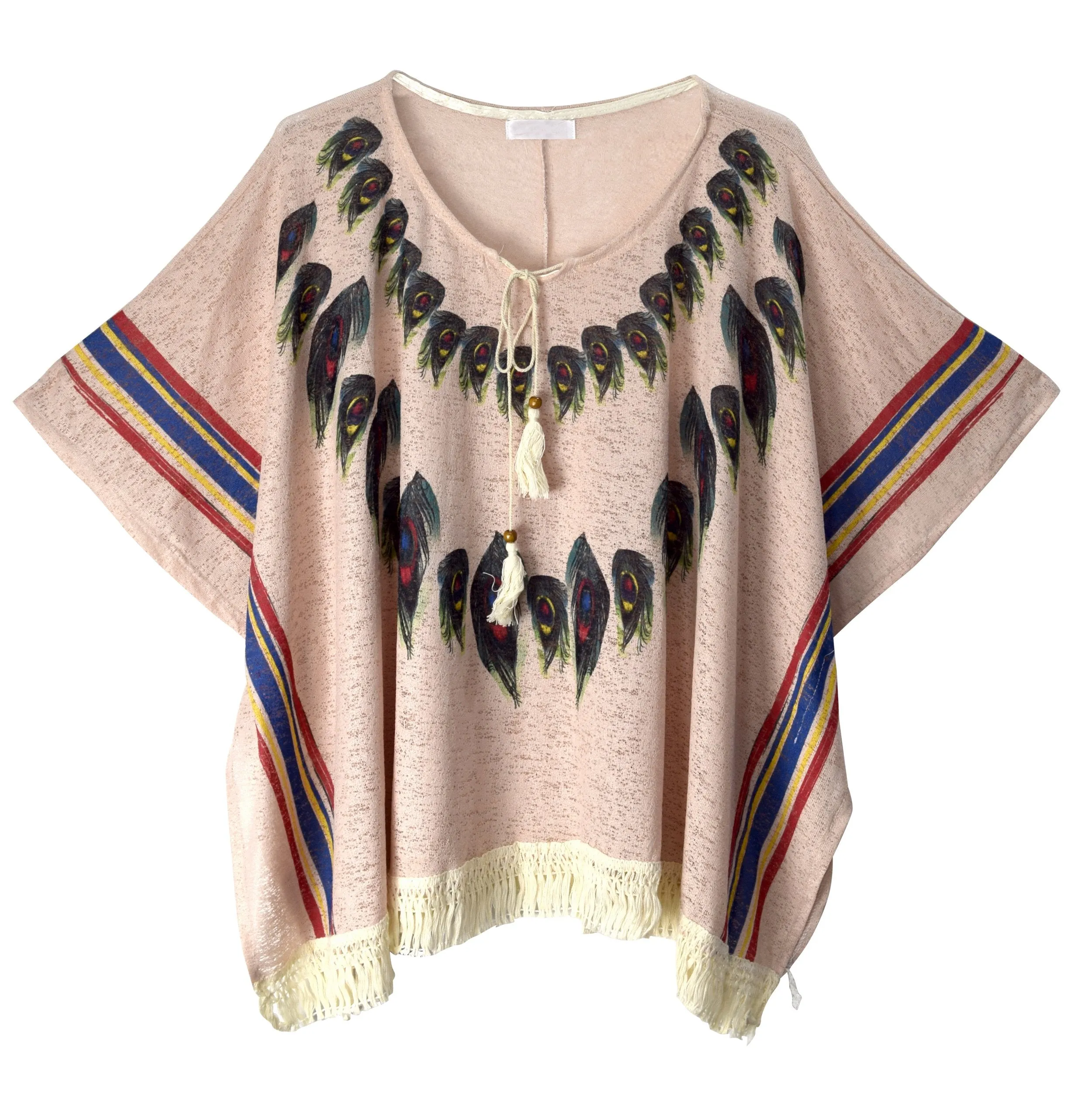 Womens Light Weight Summer Poncho Cardigan Beach Cover up
